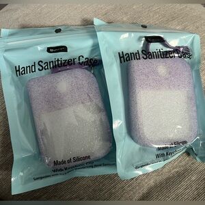2 b-pure Purple Silicone Hand Sanitizer Cases To Match Sugar Plum Sanitizer 💜🤍💜
